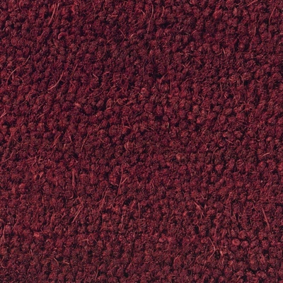 Tappetino di cocco rosso su misura
