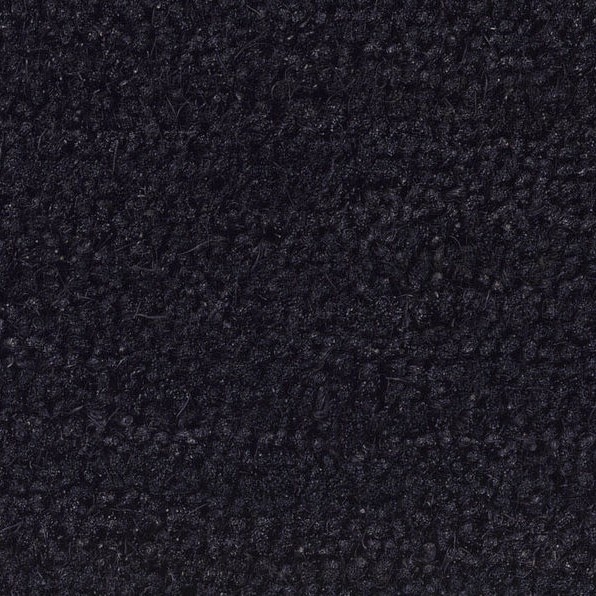 Tappetino di cocco nero su misura