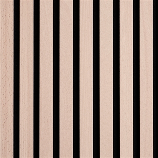 Pannelli fonoassorbenti - Impiallacciatura di faggio non trattato 60 x 240 cm