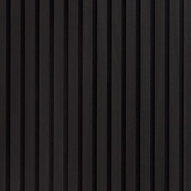 Pannelli fonoassorbenti - Impiallacciatura in rovere affumicato oliato nero 60X240 cm