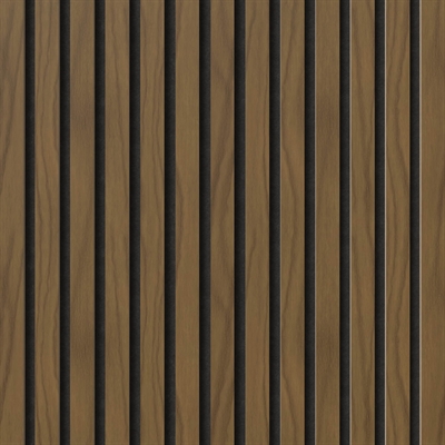 Pannello acustici ignifughi - impiallacciato noce americano 60 x 248 cm