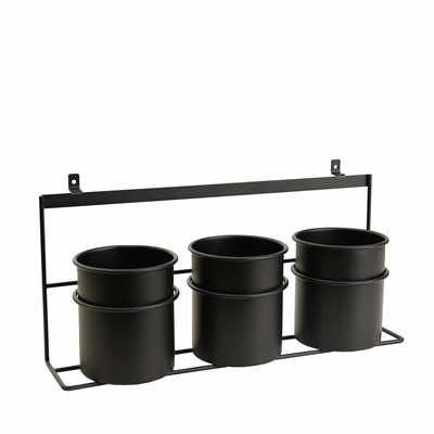 Contenitore universale nero triplo