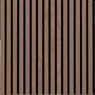 Pannelli fonoassorbenti - Aspetto Noce scuro 60 x 240 cm