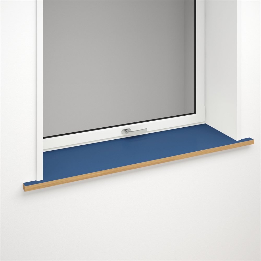 Davanzale in linoleum blu con bordo anteriore opzionale | Midnight Blue 4181