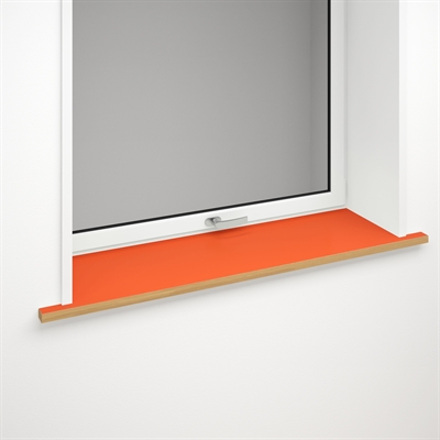 Davanzale in linoleum arancione con bordo anteriore opzionale | Orange Blast 4186