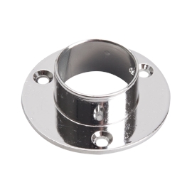 Supporto per tubo per guardaroba rotondo Ø25mm