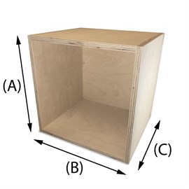 Cassa in compensato di betulla, spessore 15mm