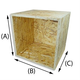 Cassa di legno in OSB