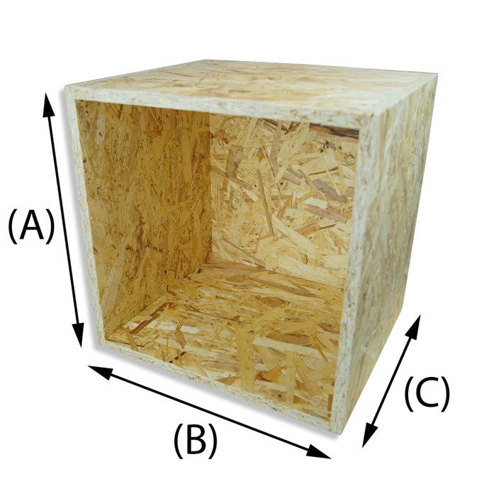 Cassa di legno in OSB