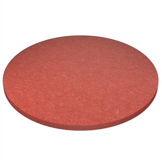 MDF Valchromat rosso rotondo