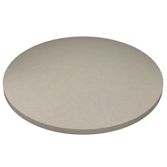 MDF Valchromat bianco grigio rotondo